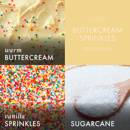 Buttercream Sprinkles 3-Wick Candle
