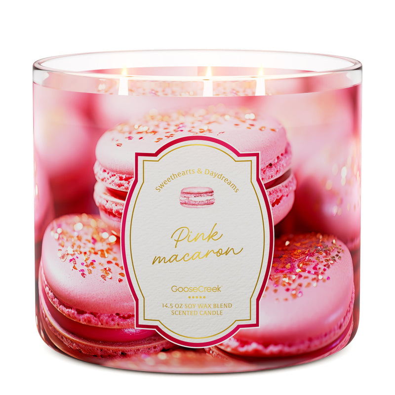 Pink Macaron 3-Wick Candle Drop 1-0234