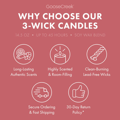Watermelon Lemonade Odor Eliminating 3-Wick Candle